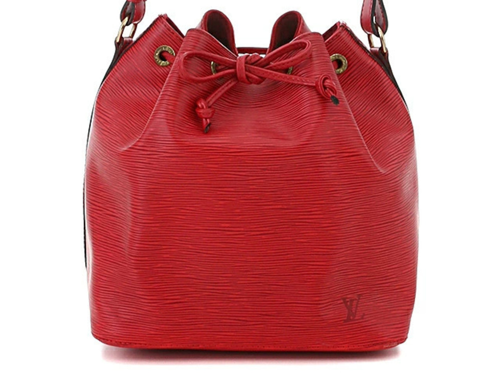 LOUIS VUITTON Neo Noe Shoulder Bag Epi Leather Red